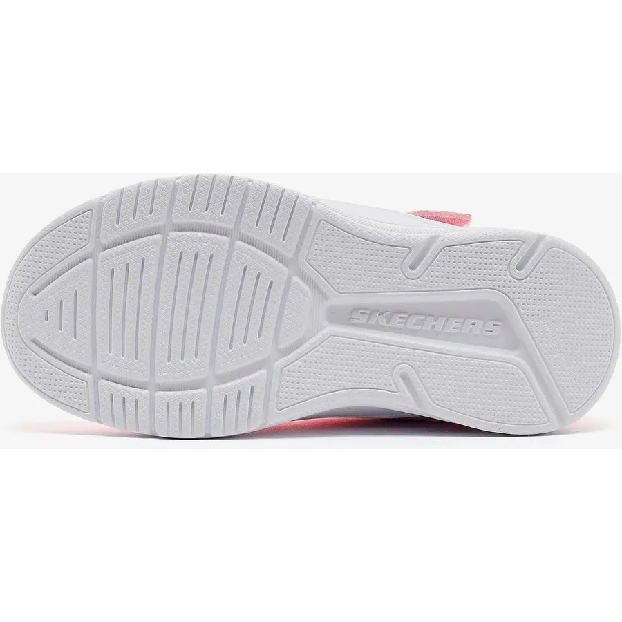 Кроссовки детские с амортизацией Microspec Advance Skechers, Светло-розовый — фото 4