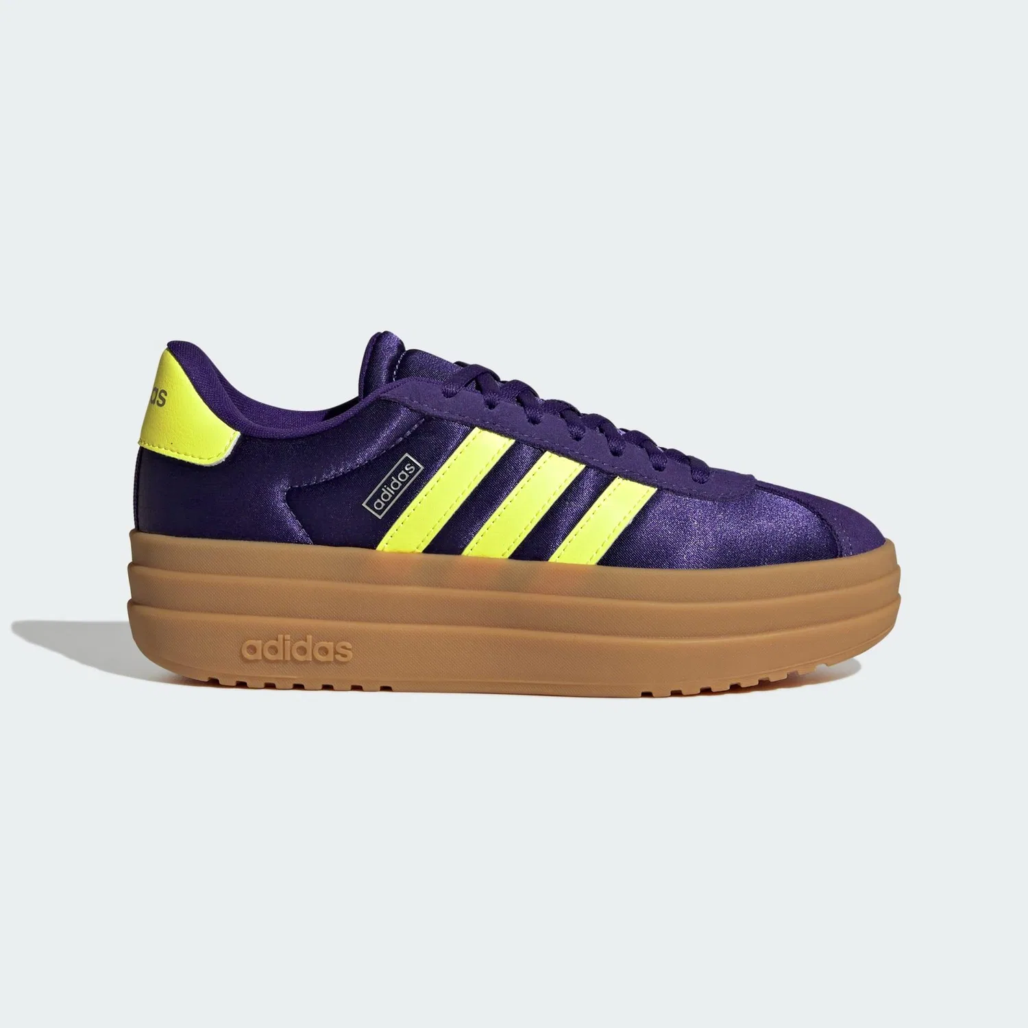Детские кроссовки с замшевым верхом VL Court Bold Adidas, Violett Pistaziengrun Silber