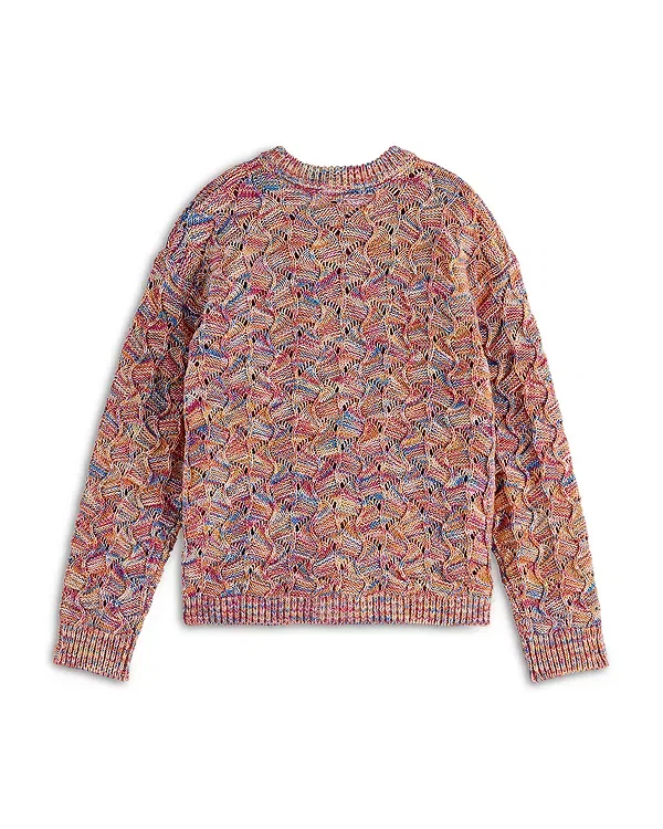 Детский кардиган оверсайз мультиколор с пуговицами Scotch & Soda, El Cosmico — фото 2