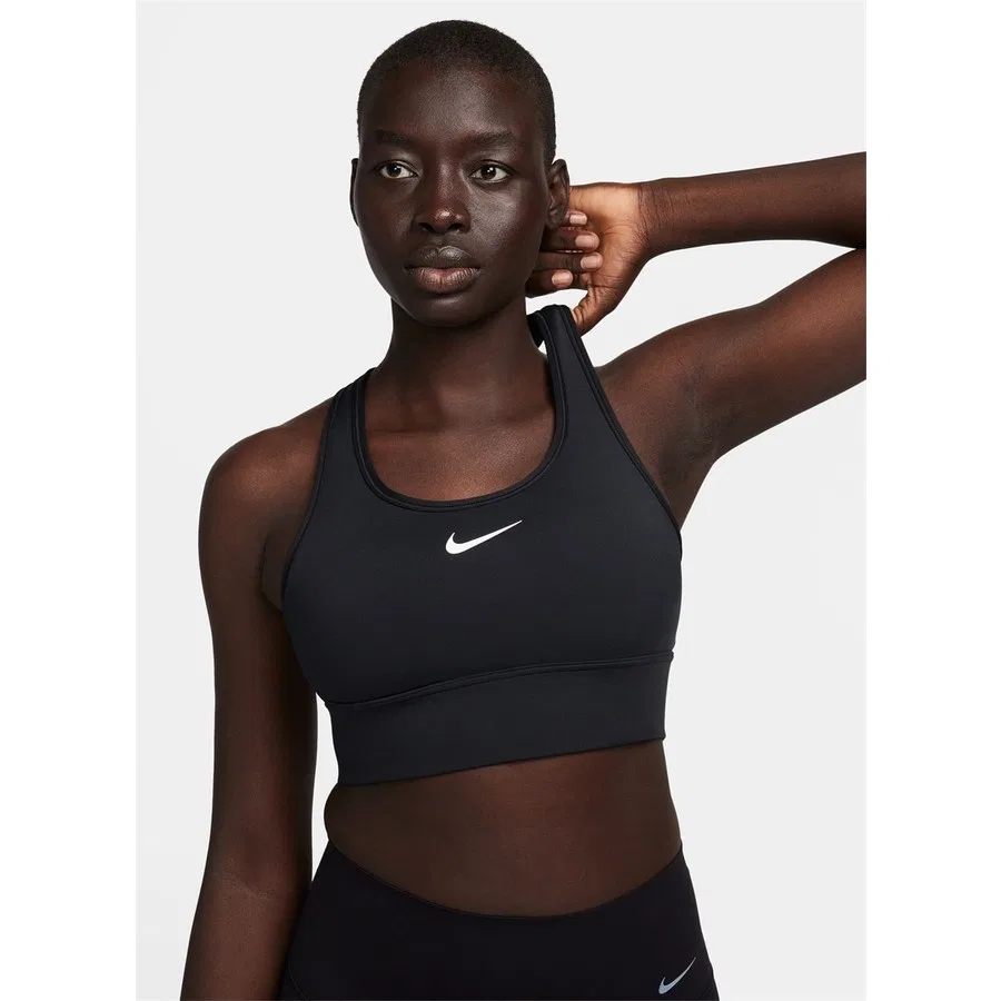 Спортивный бюстгальтер без рукавов Nike, M, Черный — фото 3
