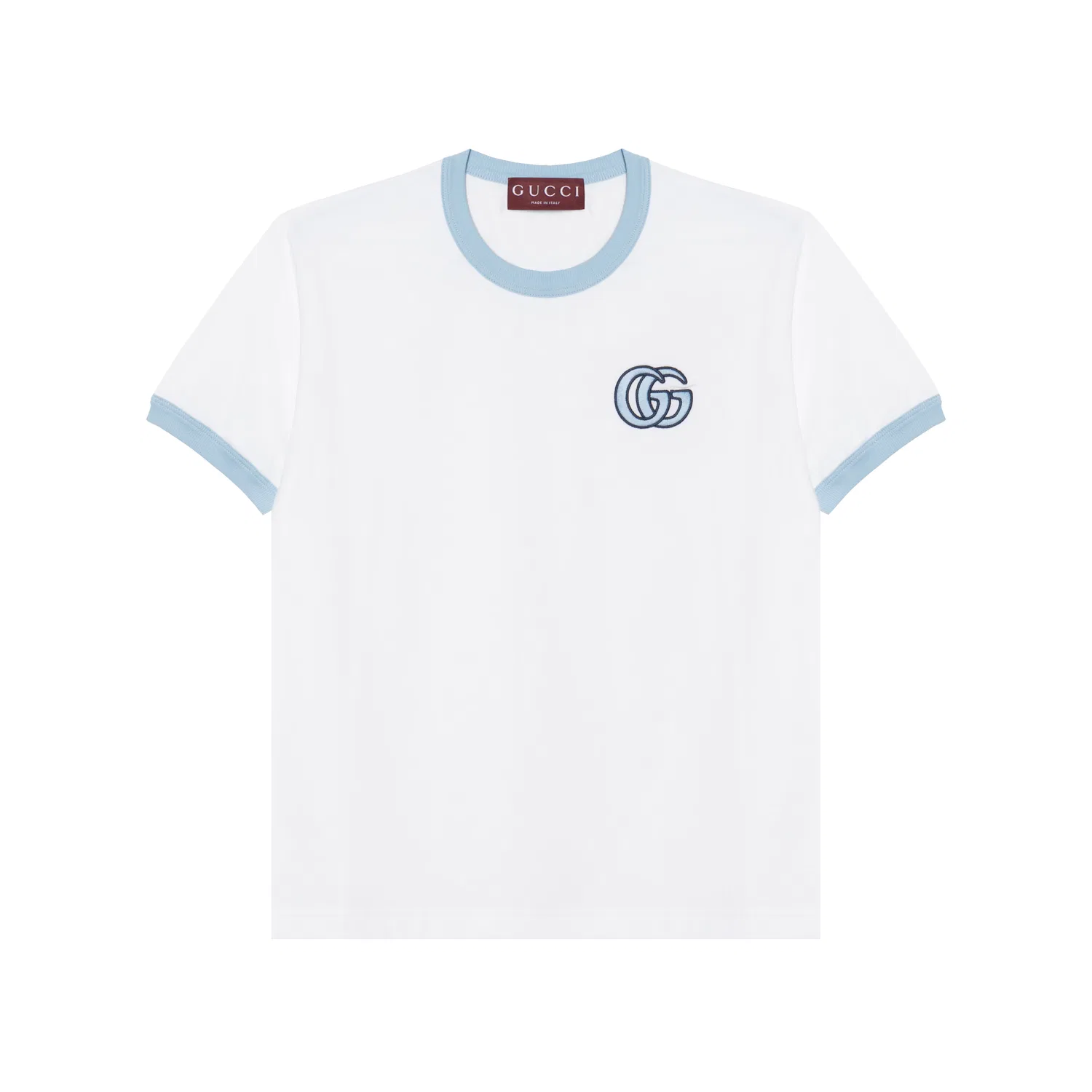 Женская футболка с вышивкой GUCCI, White
