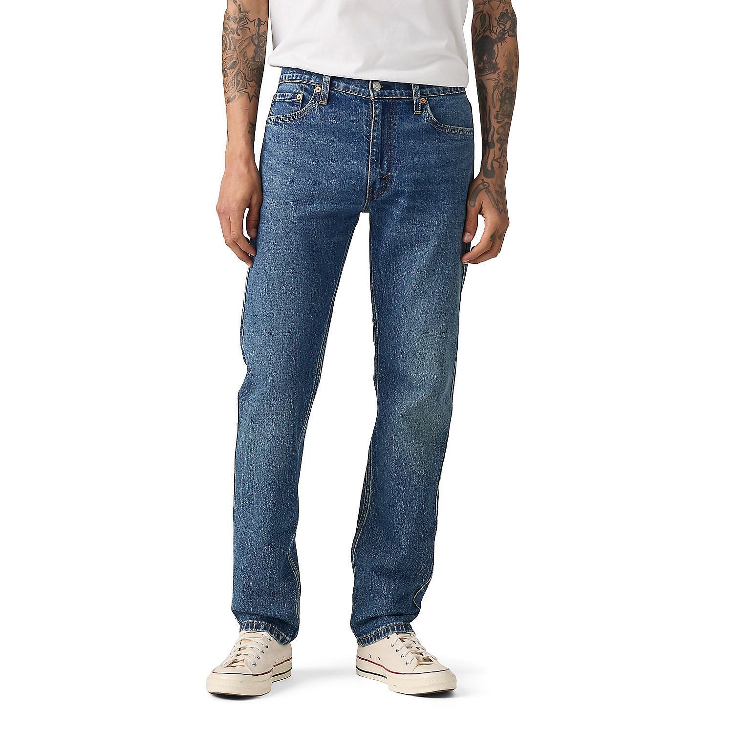Мужские узкие прямые эластичные джинсы Levi's 513, Thanks Again