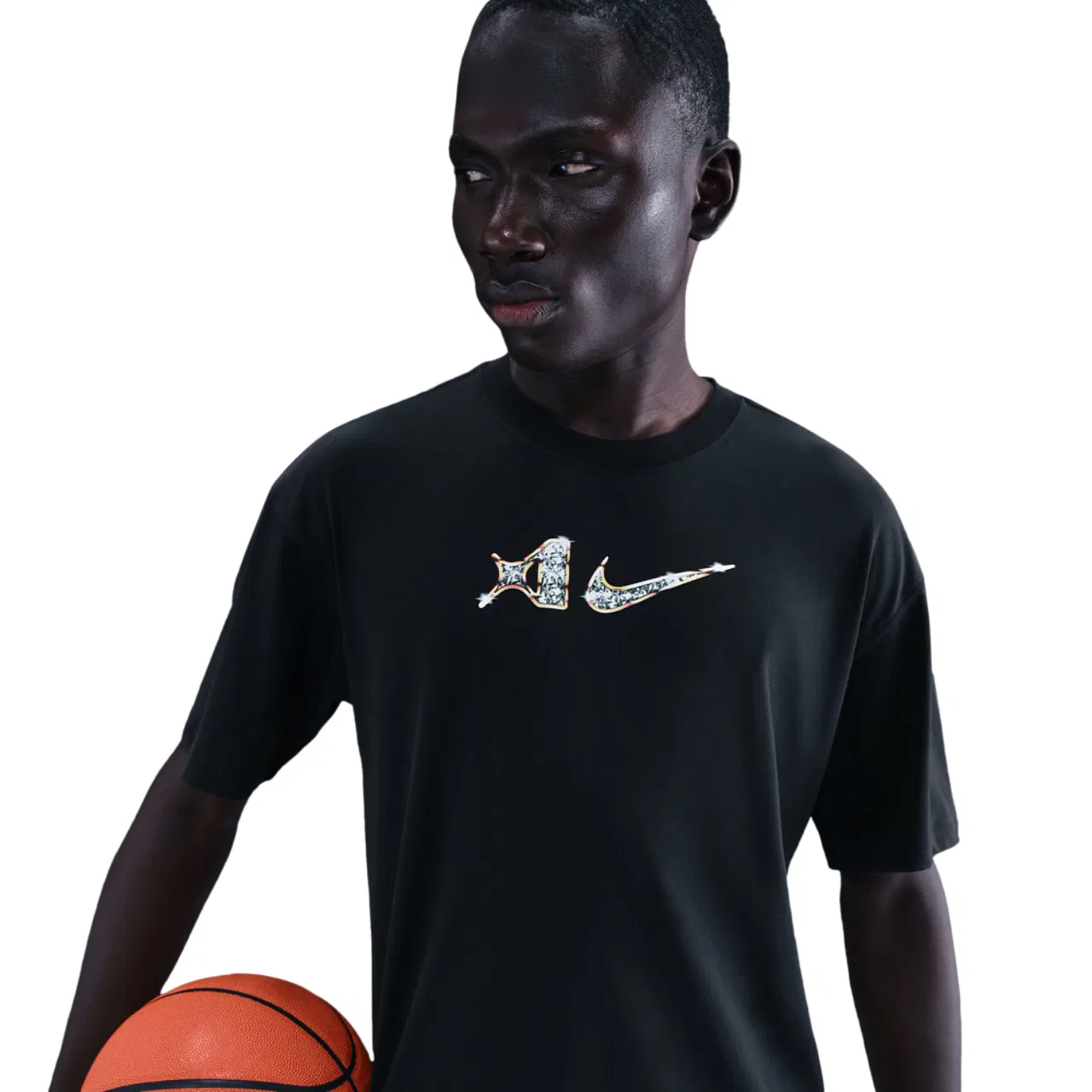 Женская футболка Dri-FIT A'ja Nike, черный