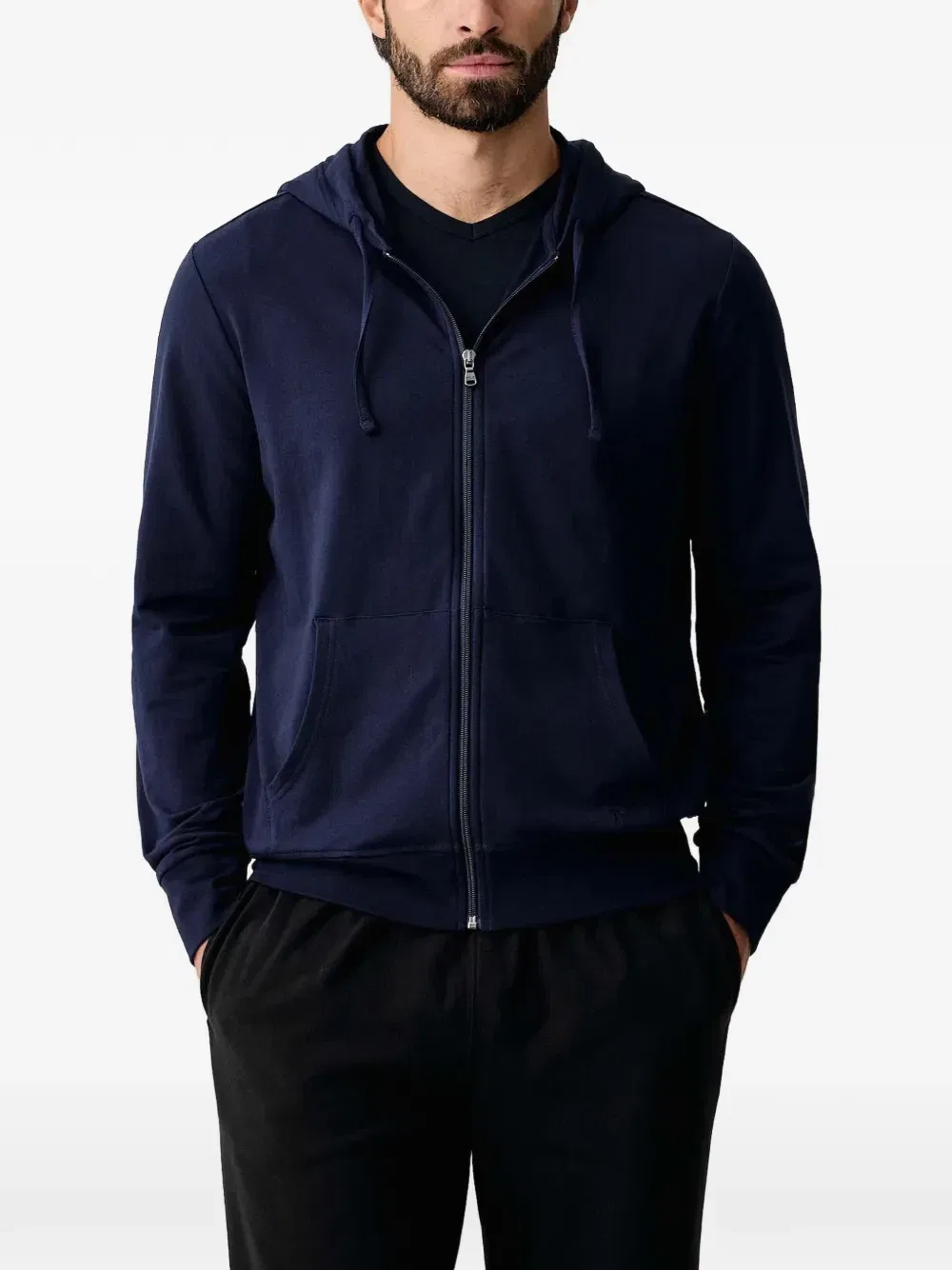 Толстовка на молнии с вышитым логотипом POLO RALPH LAUREN, синий