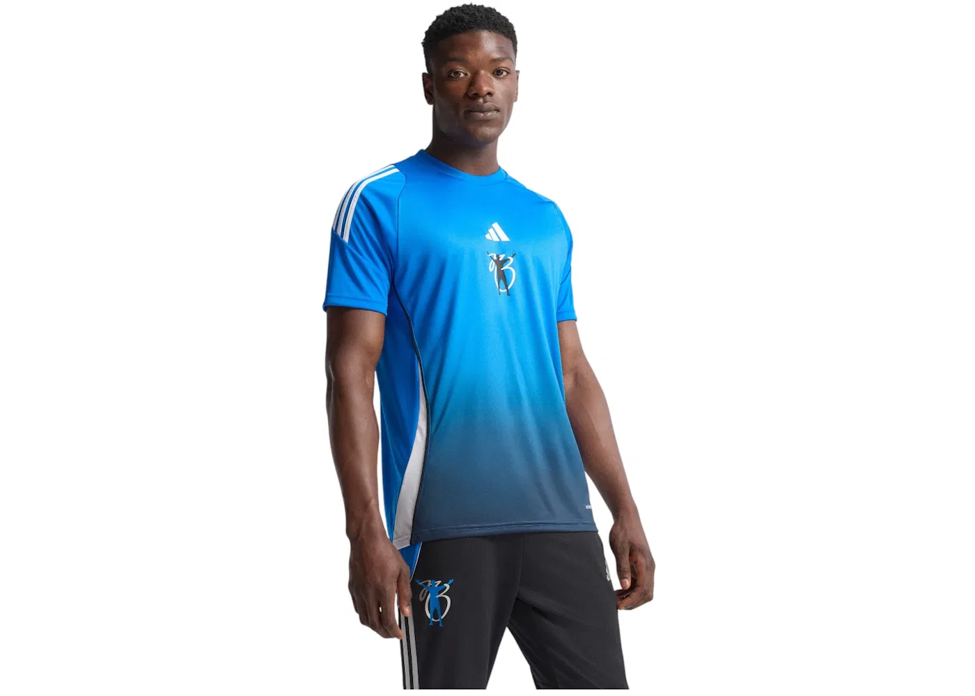 Мужская футбольная футболка Glow Blue Adidas, Glow Blue