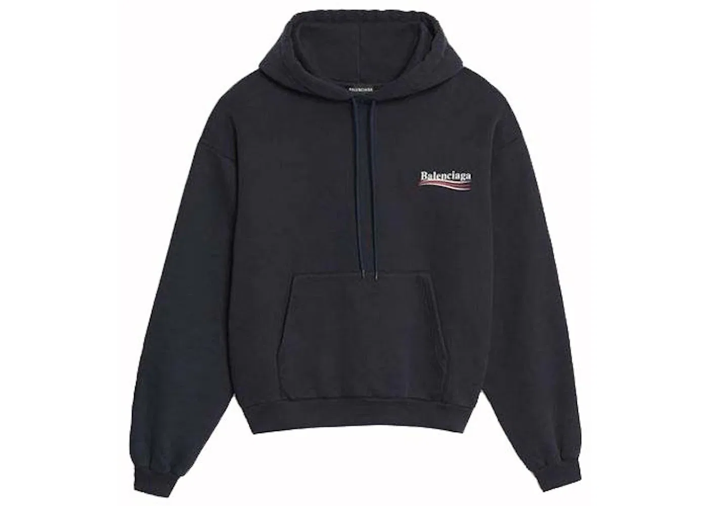 Мужской худи с принтом Political Campaign Logo Balenciaga, Navy