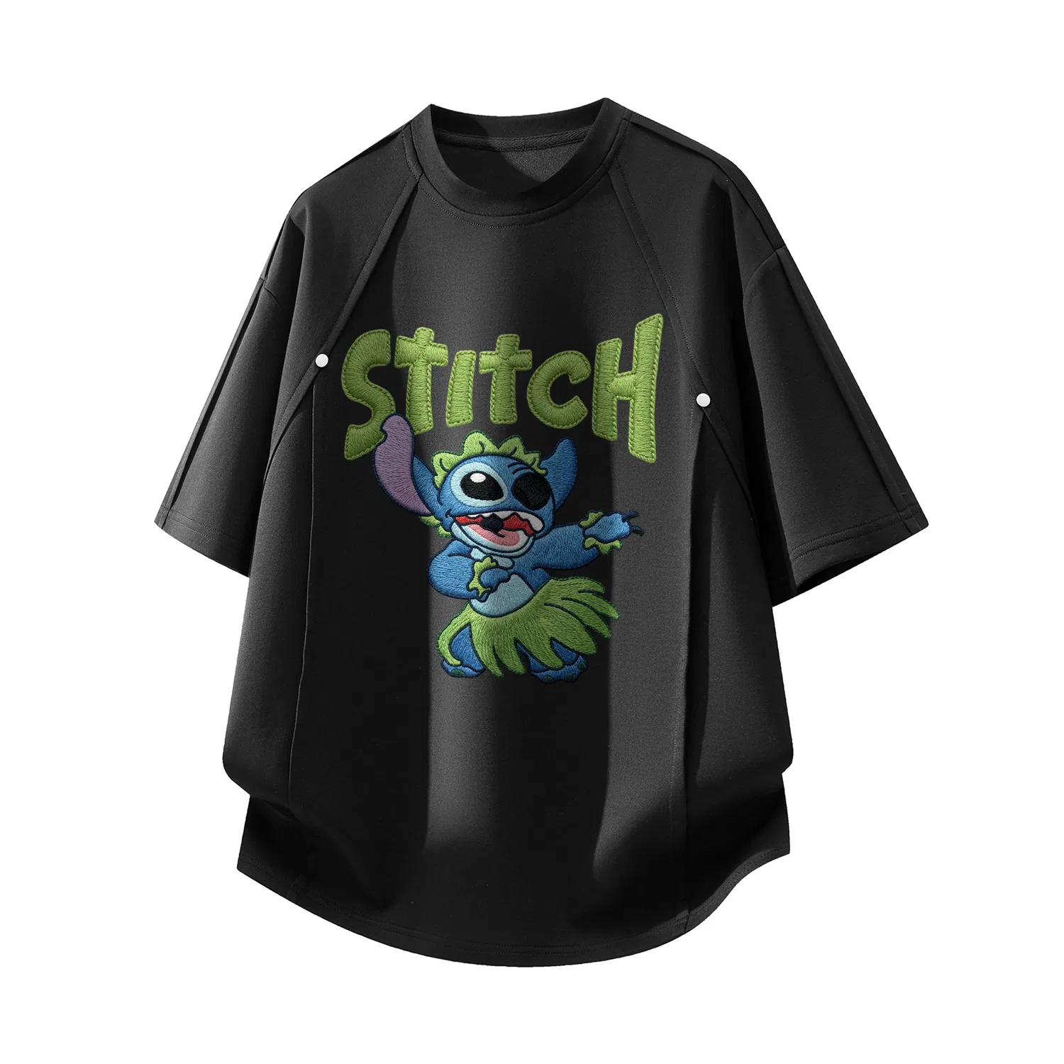 Детская футболка с принтом Disney, Unisex Crew Neck Moderate Other, Disney, Gray — фото 4