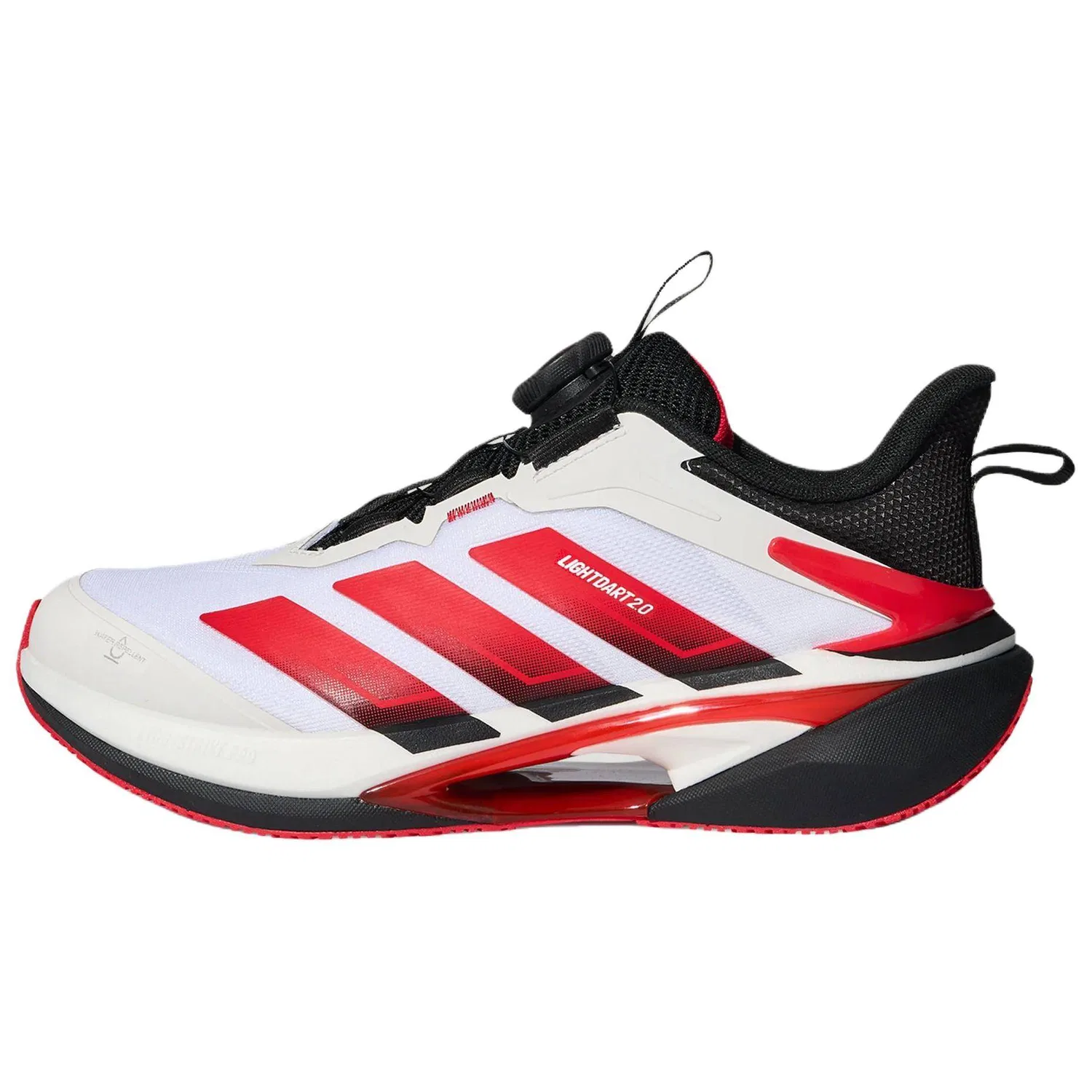 Детские кроссовки для бега с легкой амортизацией Adidas Lightdart 2.0, Black White Red