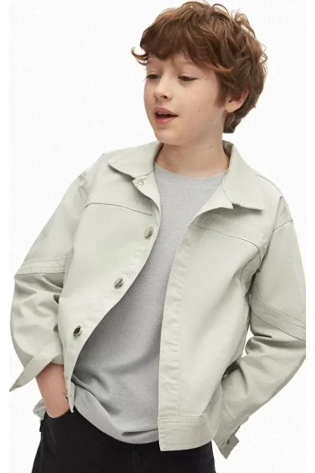 Детская куртка для девочек джинсовая Nk Kids, Gray