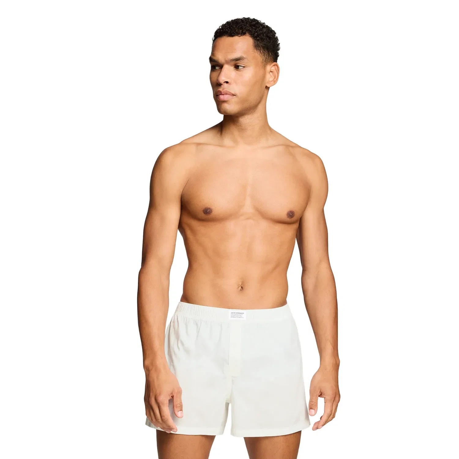 Мужские боксеры 2er Pack Levi's, White/Light Blue — фото 3