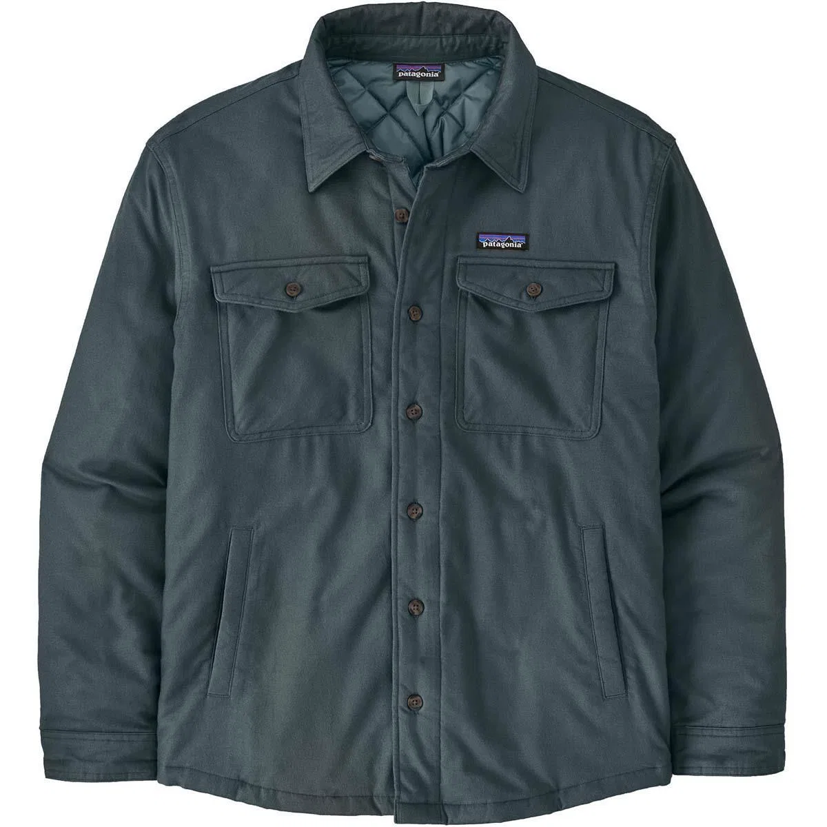 Утепленная фланелевая рубашка с утеплителем Fjord Flannel Shirt Patagonia, Summit Blue