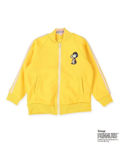 Детская куртка-джерси с аппликациями SNOOPY DENIM DUNGAREE, Yellow — фото 2