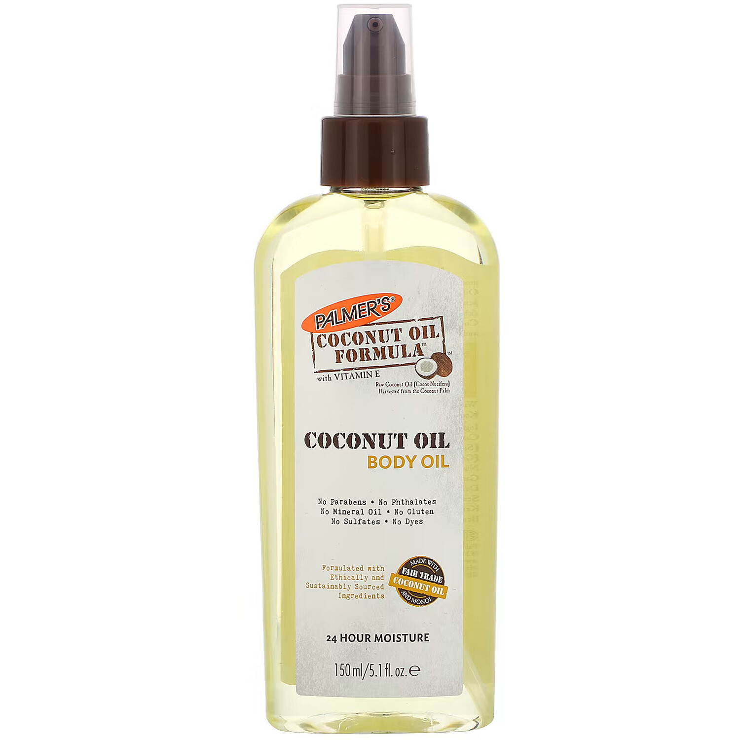 

Palmer's, Coconut Oil Formula, масло для тела, 150 мл (5,1 жидк. Унции)