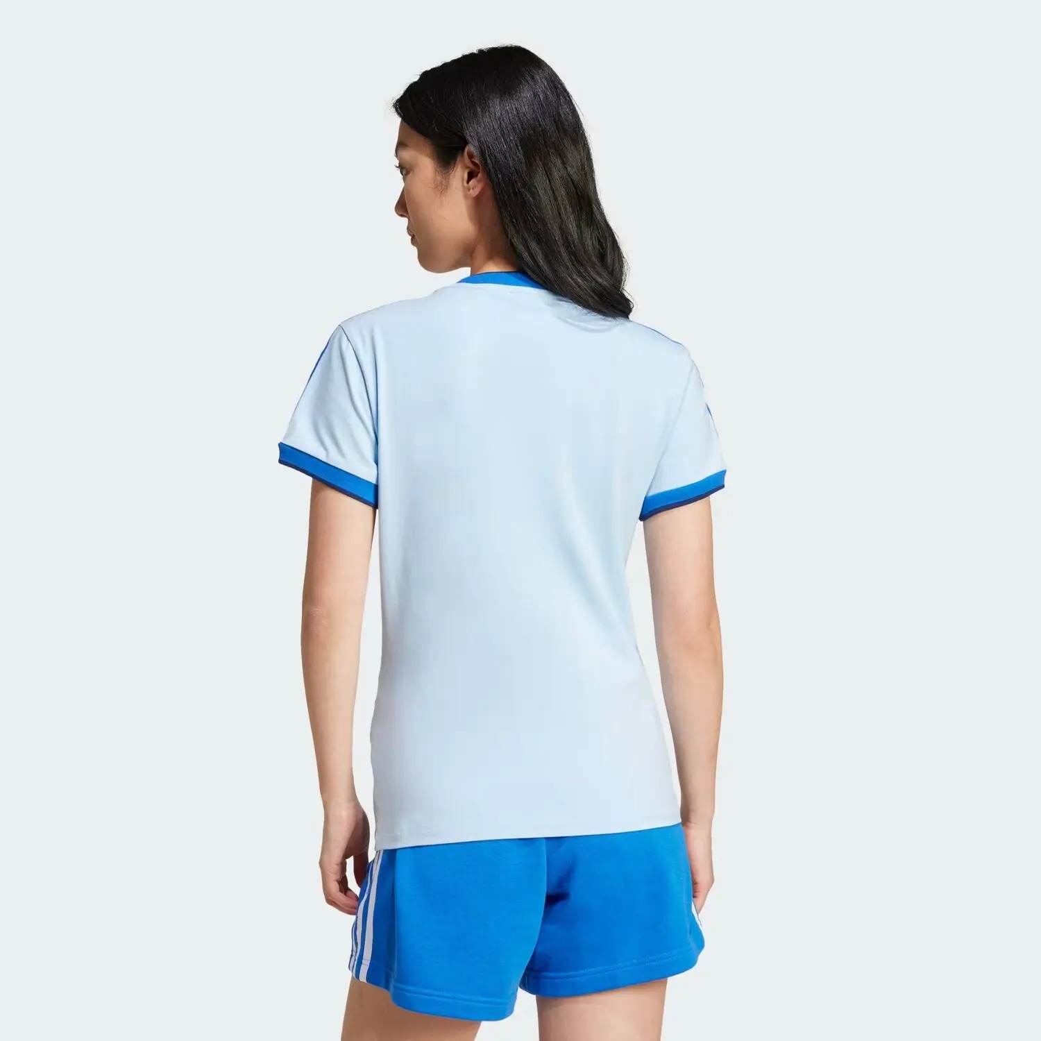 Футболка Adidas Originals Wmns Badge Slim, синий — фото 3