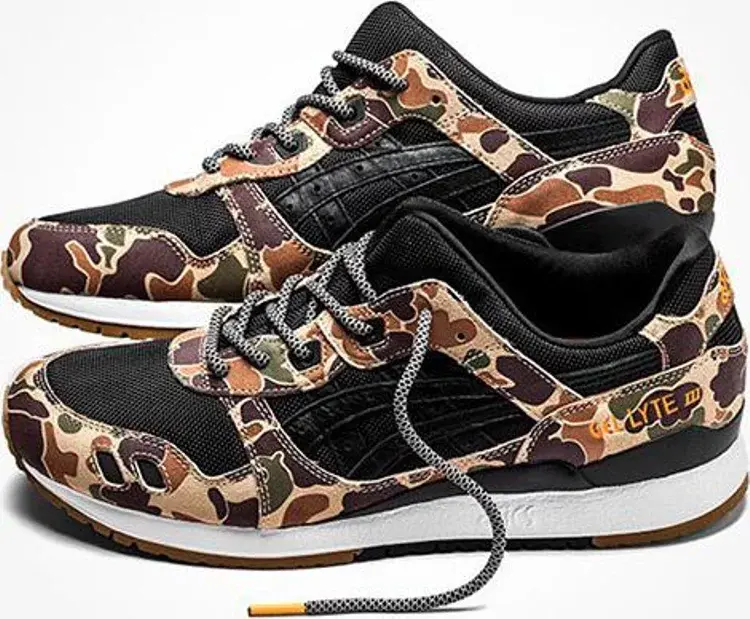 Кроссовки atmos x gel lyte iii 'duck camo' Asics, многоцветный — фото 3