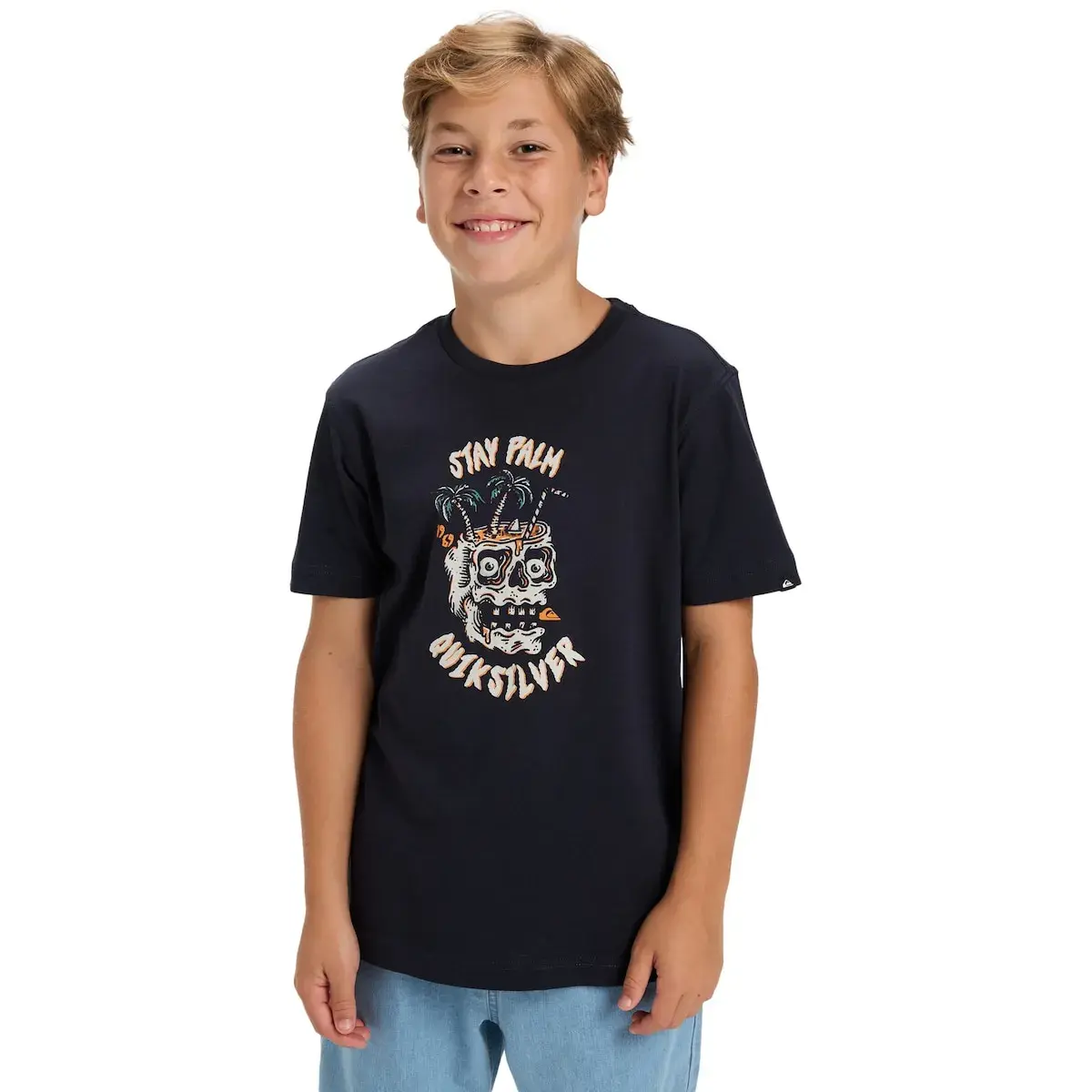 

Детская футболка Ev Stay Palm Quiksilver, черный