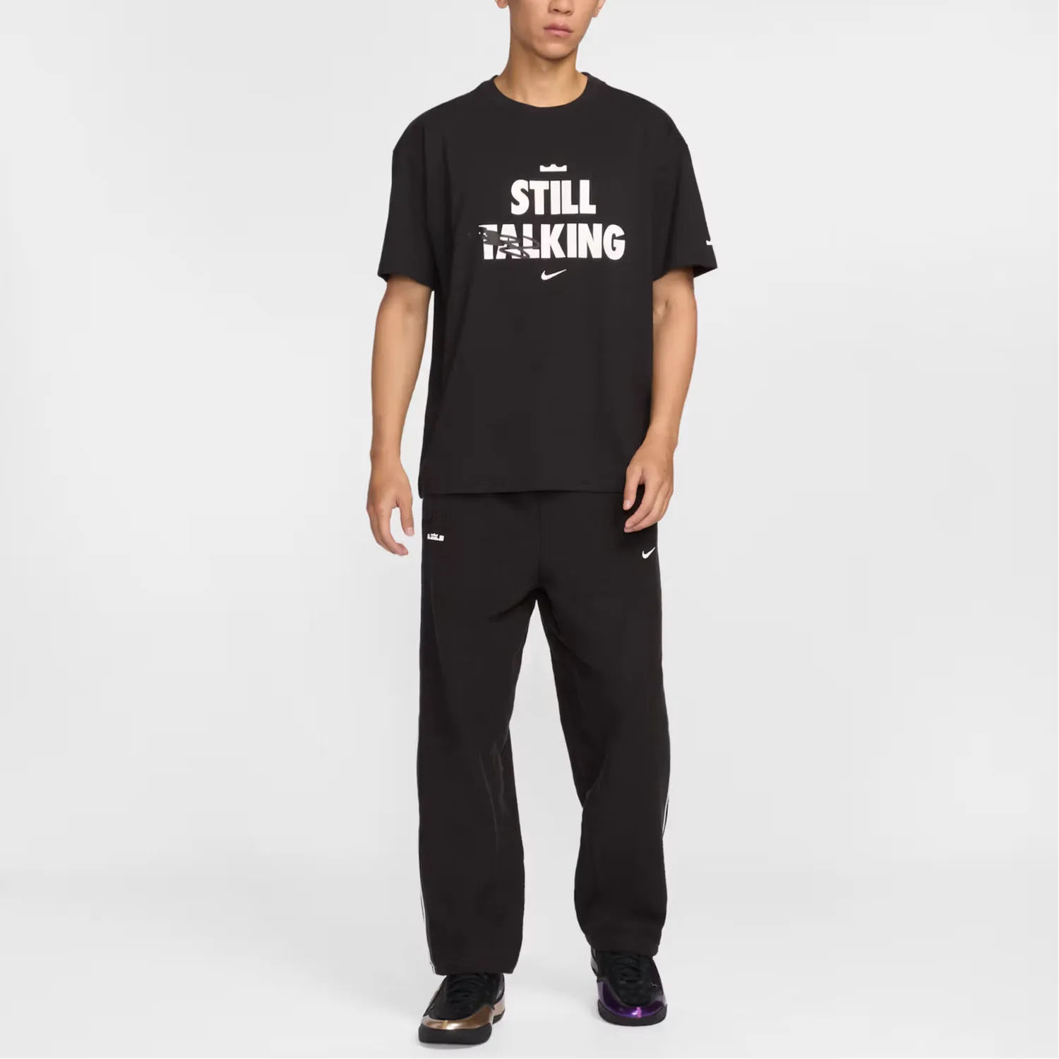 Футболка мужская LeBron Shut Up And Dribble FW25 Nike, черный — фото 3