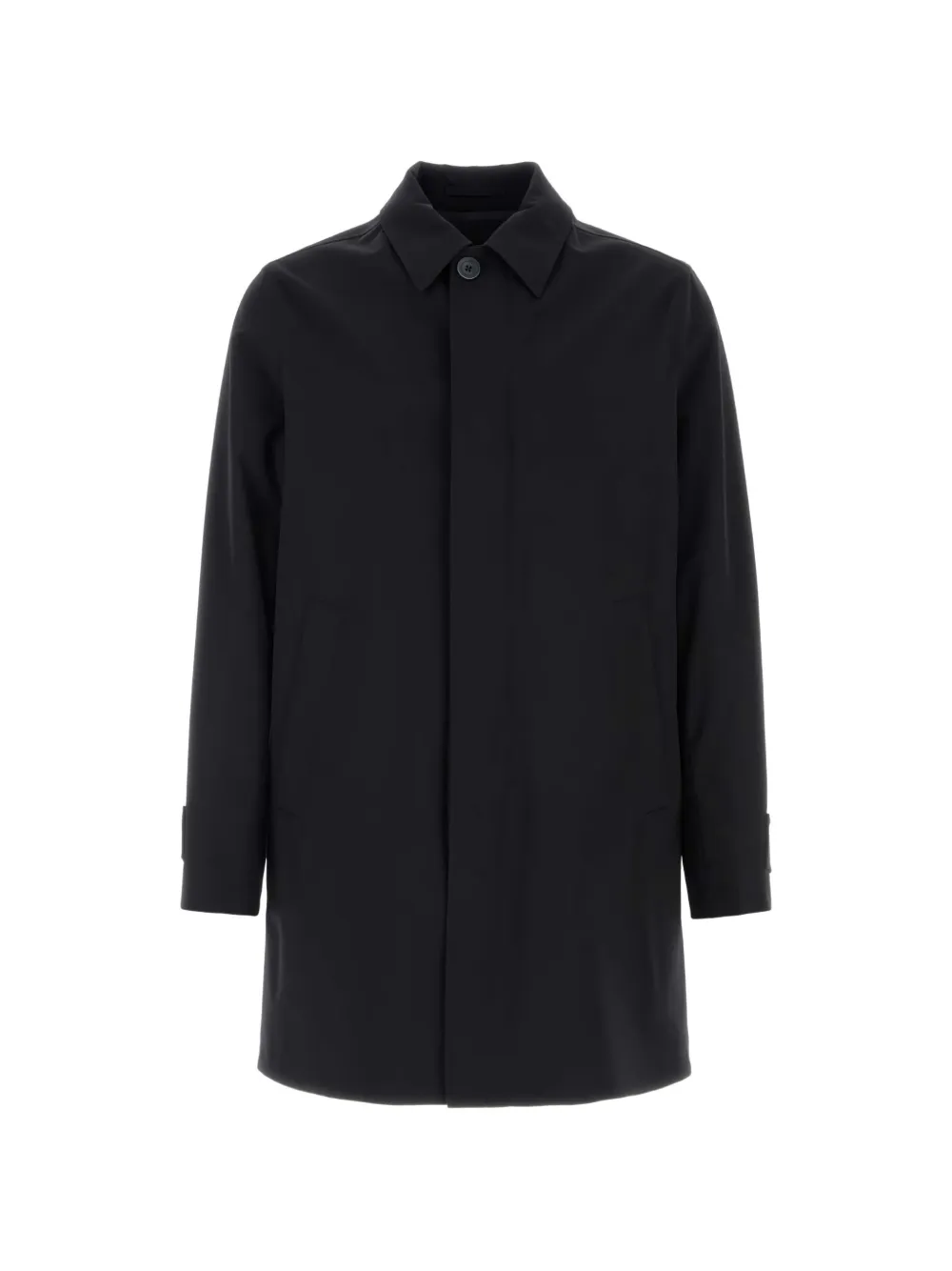 

Однобортное пальто Herno, синий