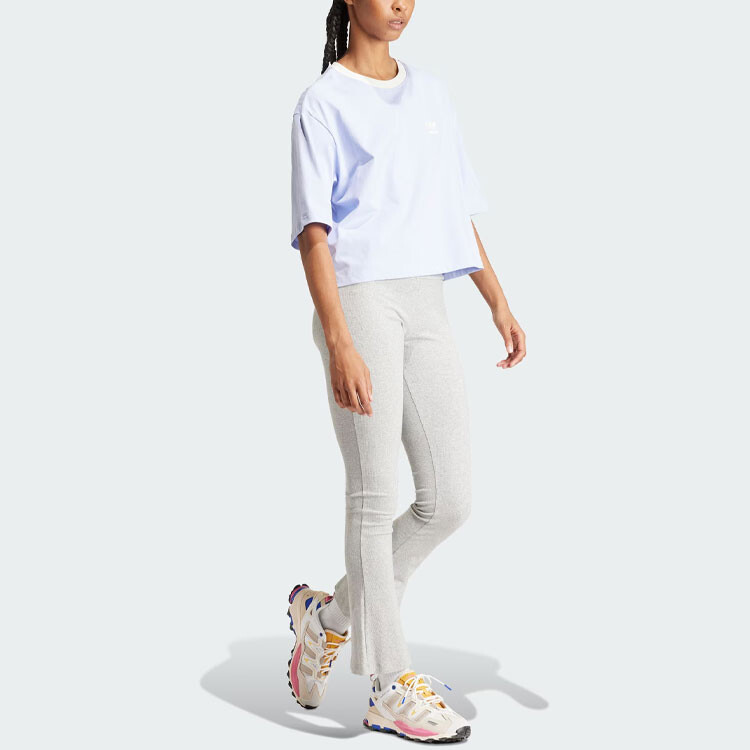 Футболка женская сиреневая Adidas Originals — фото 4