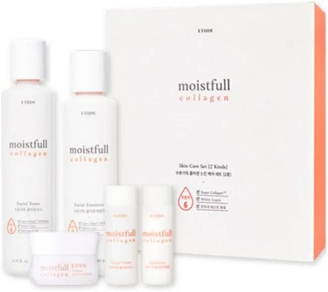 Набор для ухода за кожей лица коллагеновый ETUDE Moist Full Collagen Intense, 2 шт