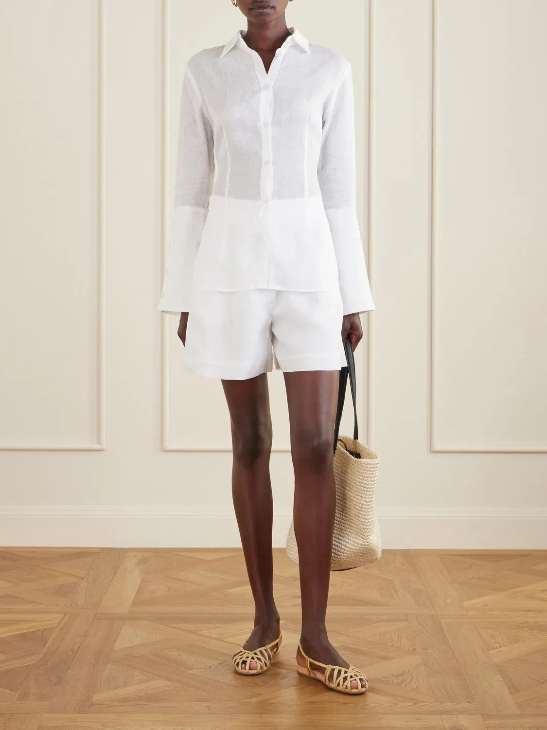 Сандалии Kardia из рафии с отделкой из кожи Ancient Greek Sandals, бежевый — фото 4