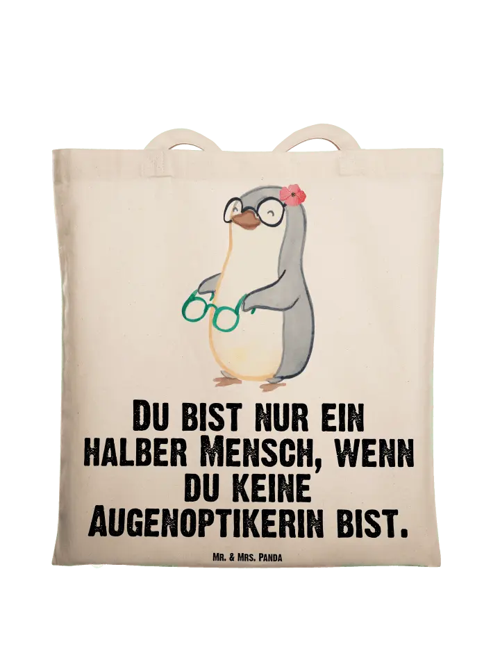 

Сумка для переноски Mr & Mrs Panda Augenoptikerin Herz, кремовый