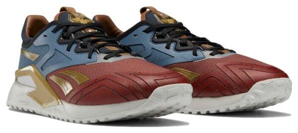 Кроссовки Reebok Nano X2 Wonder Woman Fitness, синие, красные, унисекс — фото 2