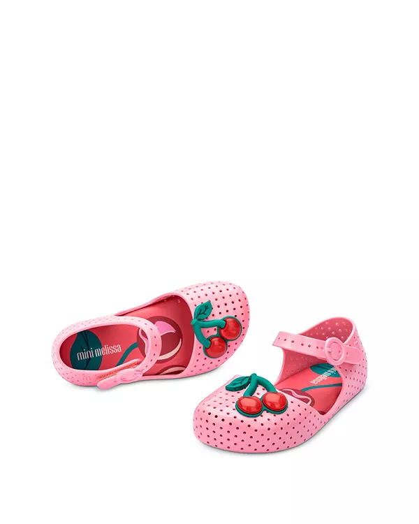 Детские балетки Furadinha Pop для девочек - для малышек и детей постарше. Mini Melissa, розовый — фото 4