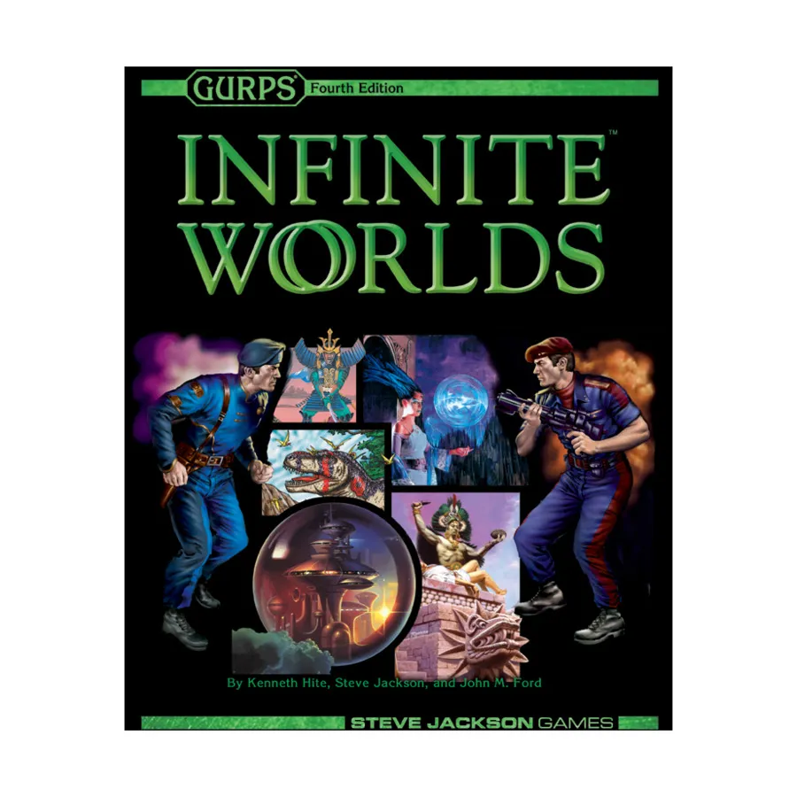 

Infinite Worlds, GURPS (4th Edition) - Genre Toolkits & Fictional Settings, твердый переплет