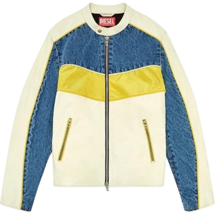 

DIESEL Леопольд куртка с панелями, Ecru