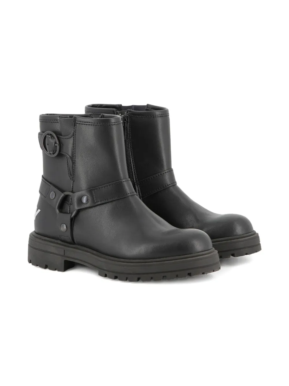 Ботинки с пряжкой Dkny Kids, черный