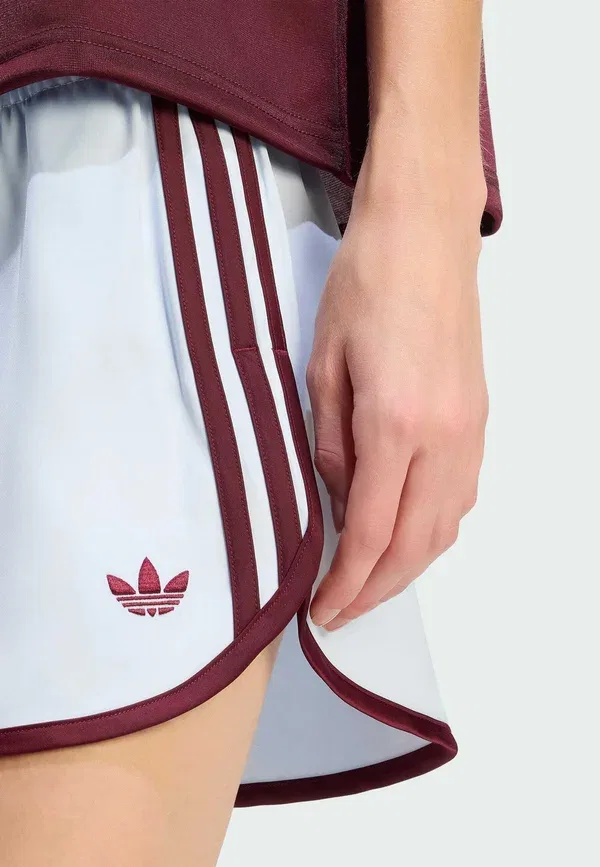 Спортивные штаны 3S sprntr tracksuit bottoms Adidas Originals, кристально-небесный бордовый — фото 3
