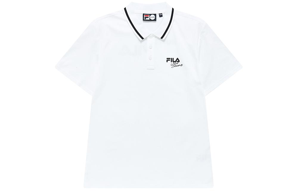 

FILA FUSION Белая поло для мужчин, Белый, FILA FUSION Белая поло для мужчин