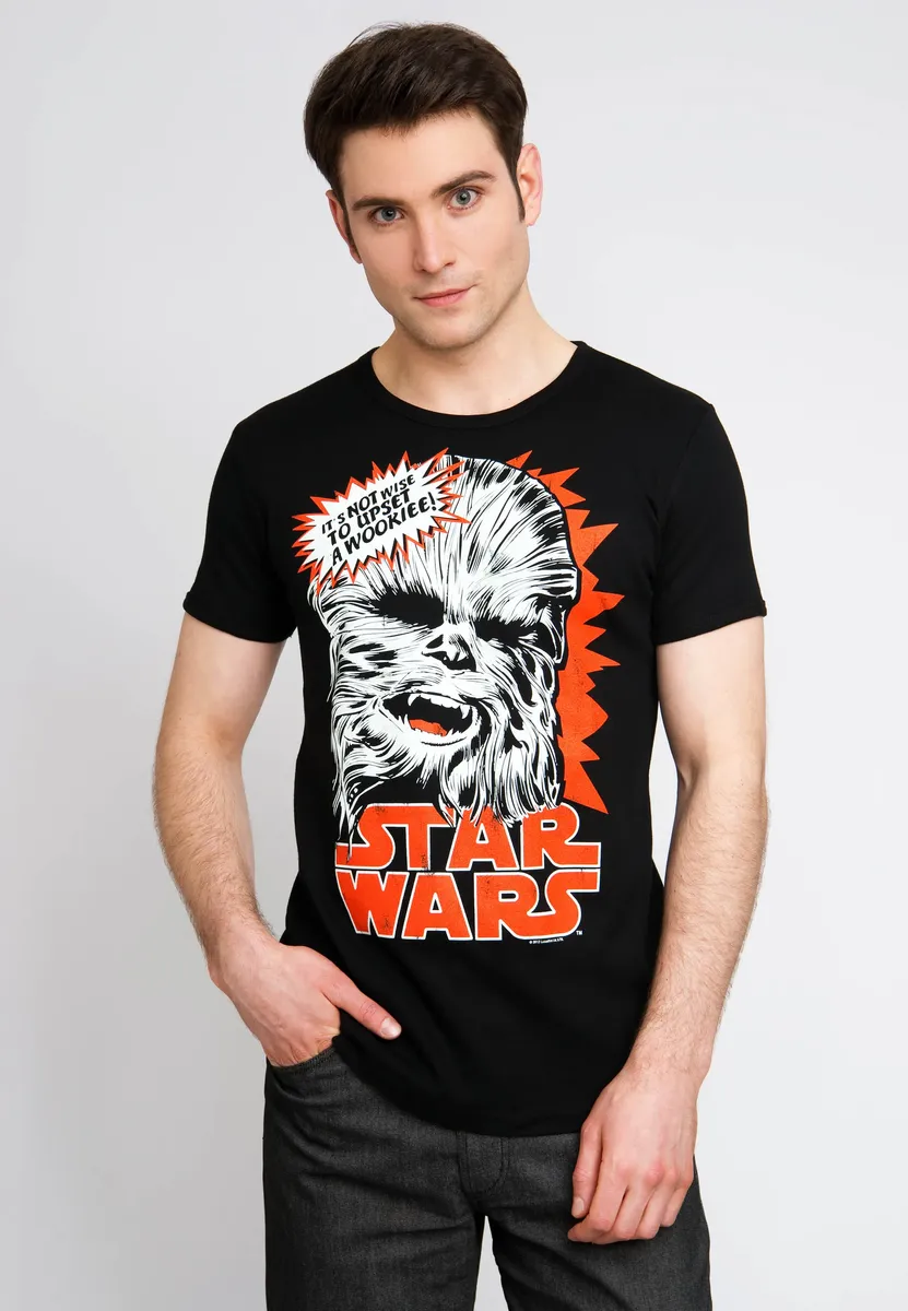 

Logoshirt Футболка "Чубакка" с классным принтом Вуки, цвет Schwarz-Mehrfarbig