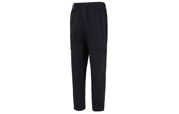 Спортивные штаны Men's adidas Wj 2.0 Wv Pnt Casual Straight Woven Solid Color Sports Pants/Trousers/Joggers Black, черный — фото 2
