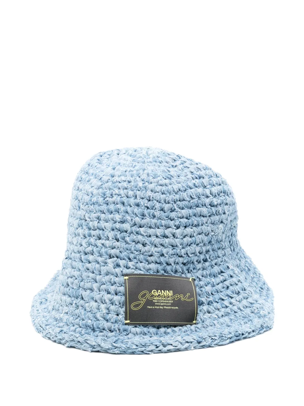 

Джинсовая панама Handknit GANNI, синий