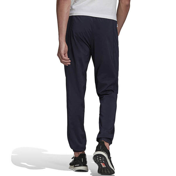 Спортивные штаны Men's adidas Training Series Solid Color Logo Printing Bundle Feet Casual Sports Pants/Trousers/Joggers Black, черный — фото 3