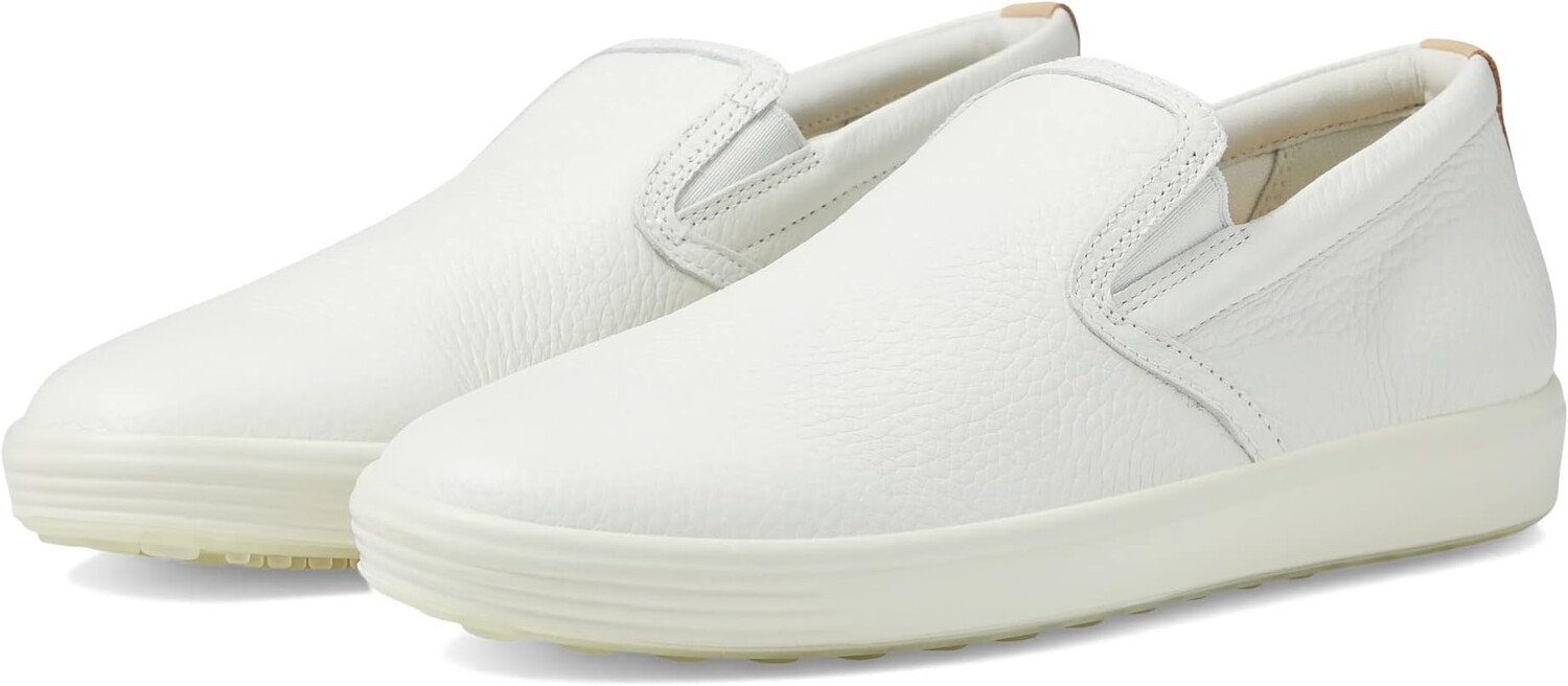 Кроссовки ECCO Soft 7 Casual Slip-On Sneaker, цвет White/Powder