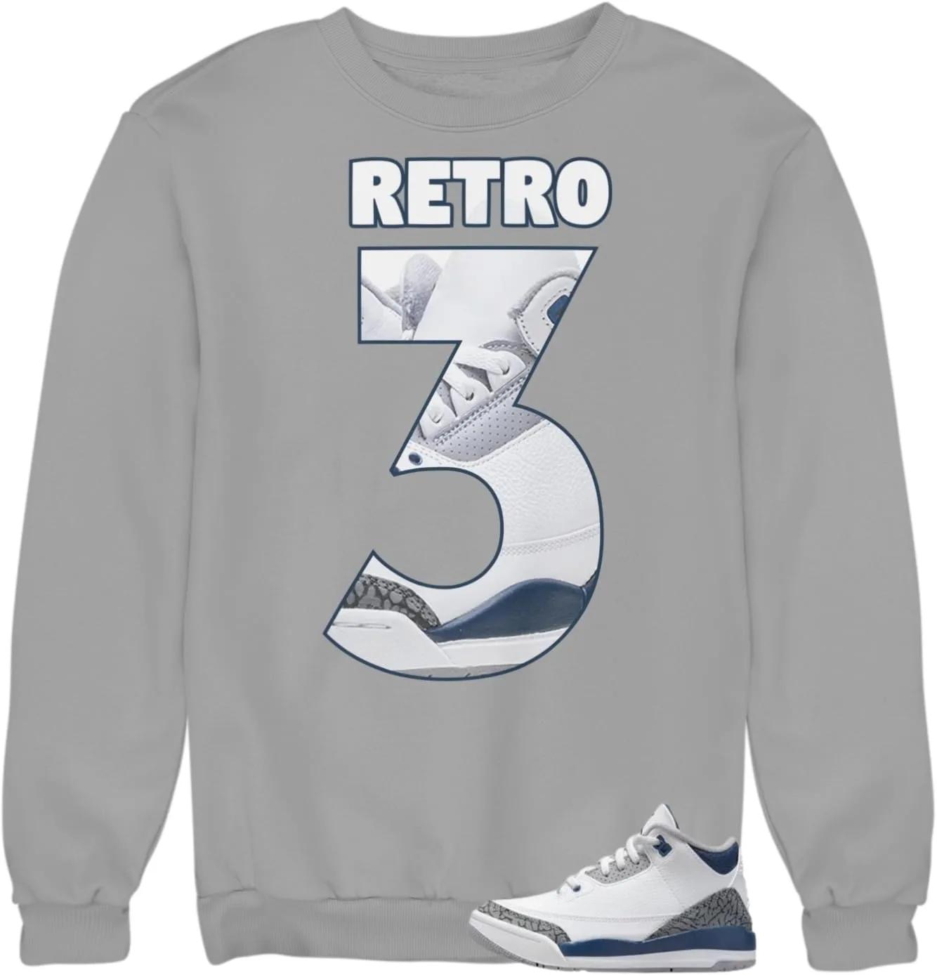 

Свитшот Jordan 3 Retro Midnight Navy House Of Tees