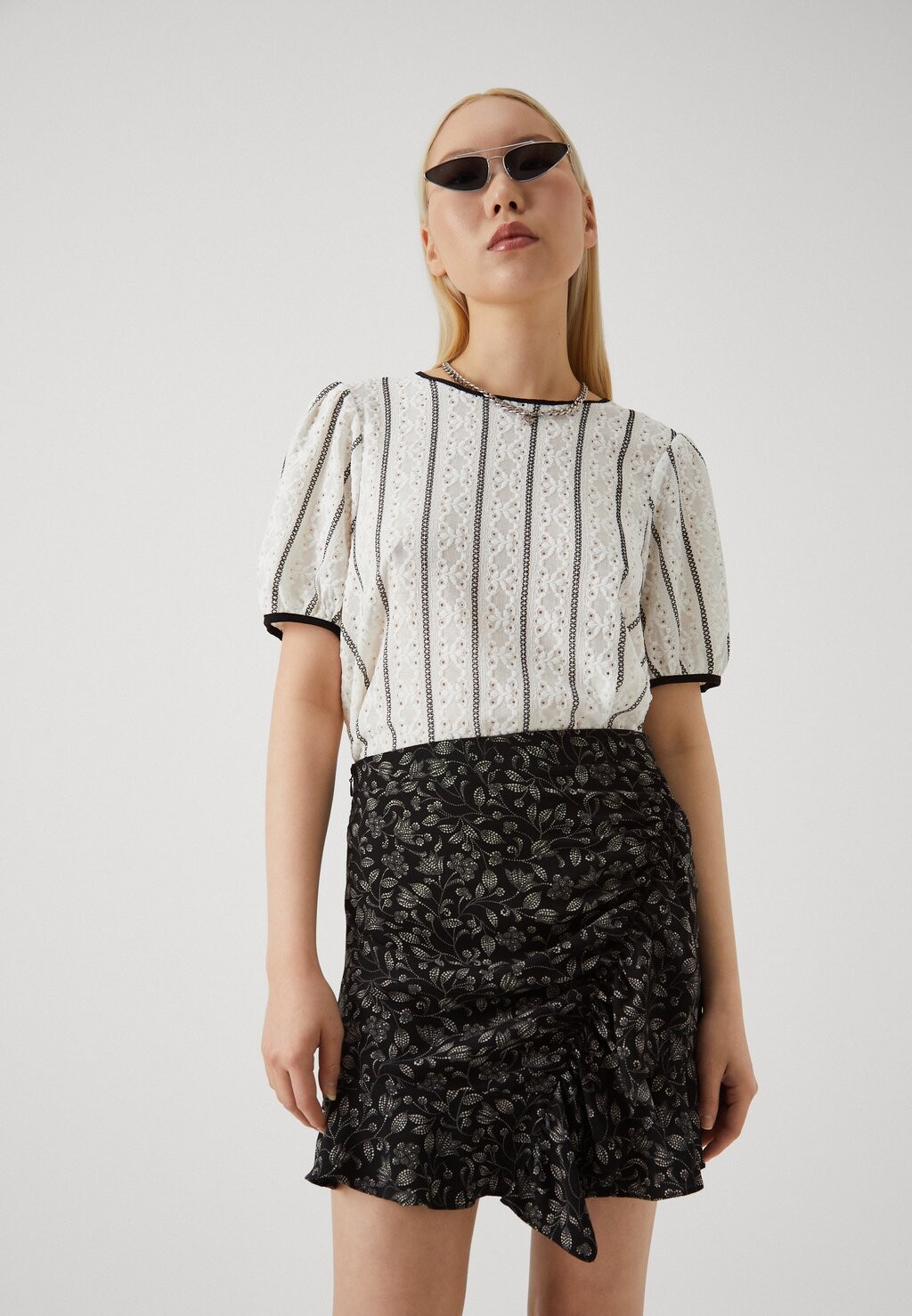 

Мини-юбка VIGRANA SHORT RUSHING SKIRT VILA, черный