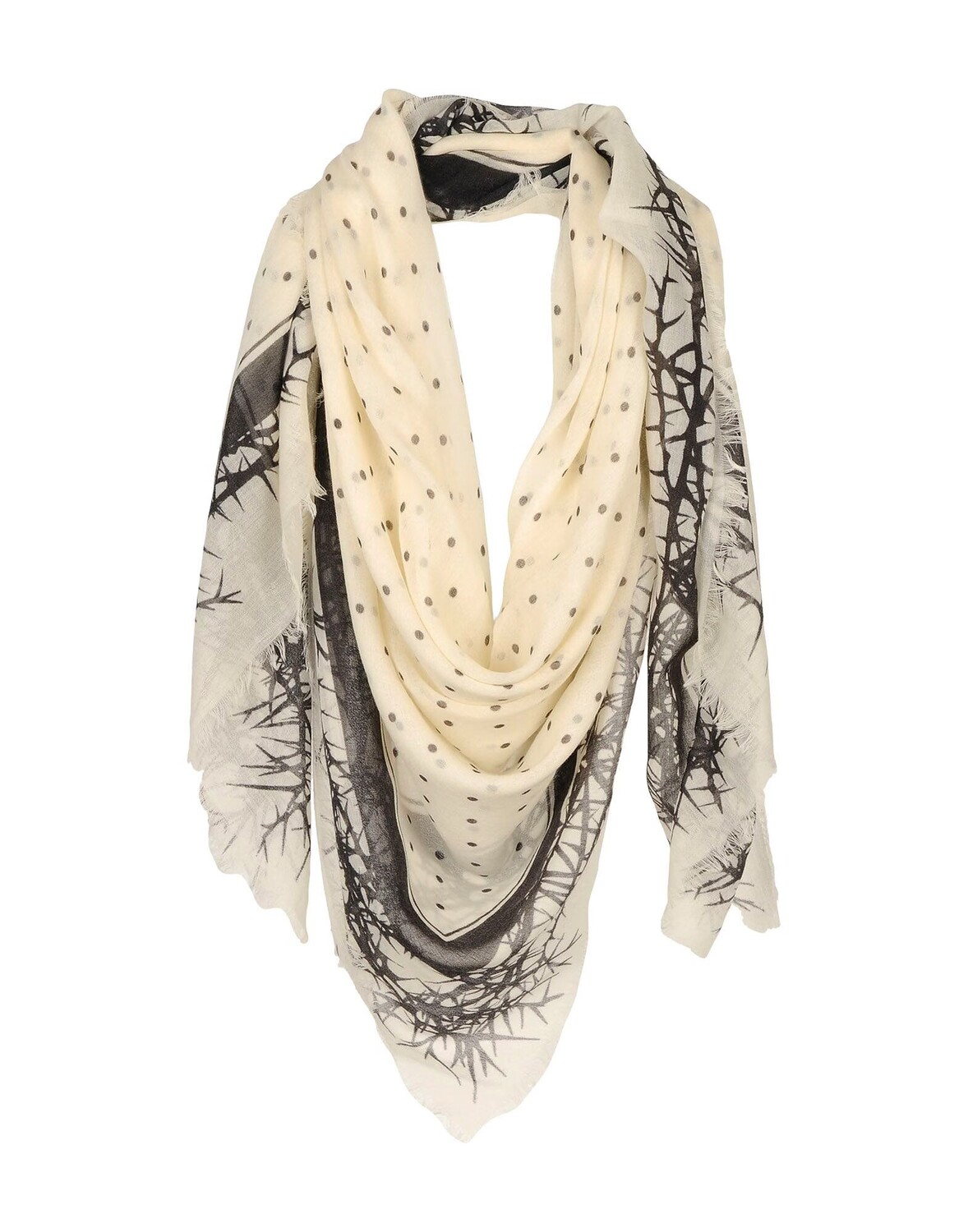

Шарф Haider Ackermann, слоновая кость