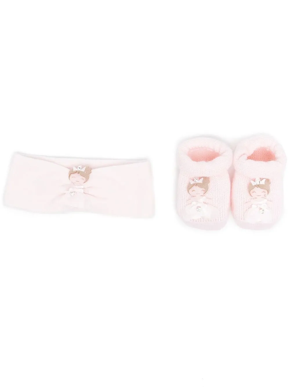 

Комплект из пинеток и повязки на голову La Perla Kids, розовый