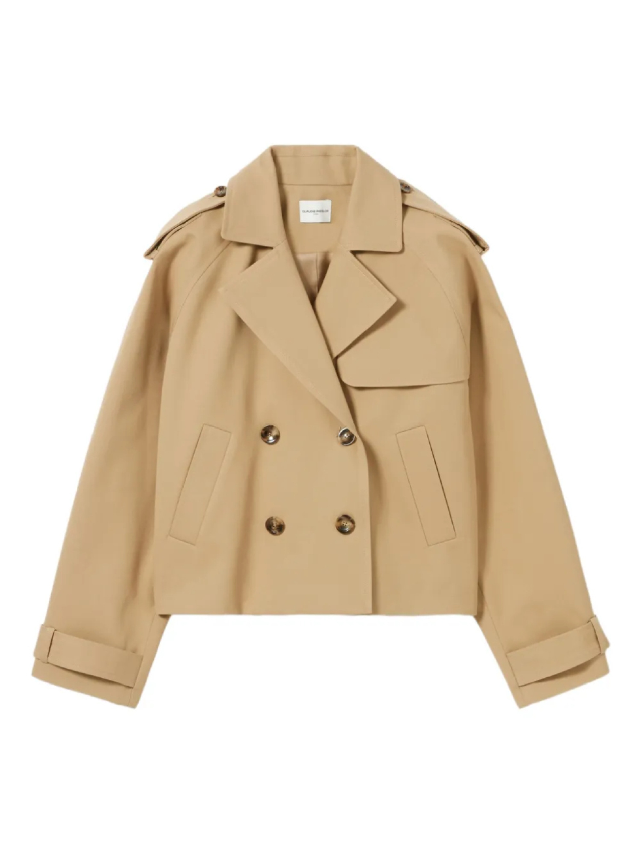 

Двубортный тренч Claudie Pierlot, нейтральный