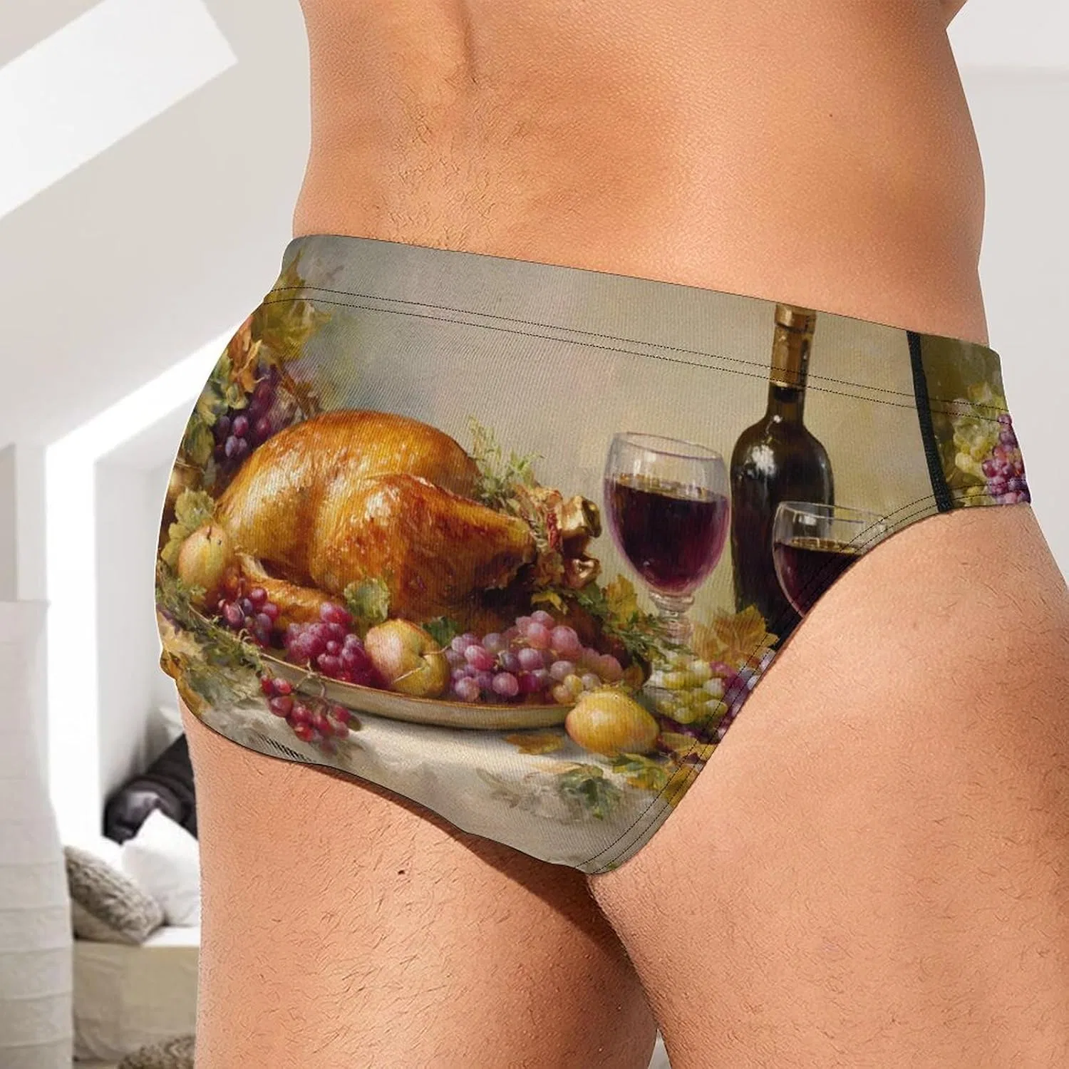 Трусы мужские, Thanksgiving Feast, Style — фото 2