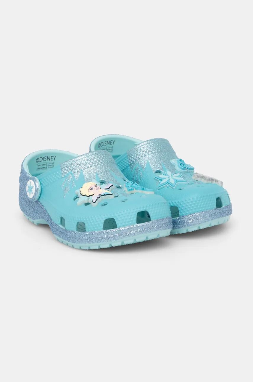 

Детские тапочки Crocs CLASSIC FROZEN ELSA CLOG, бирюзовый