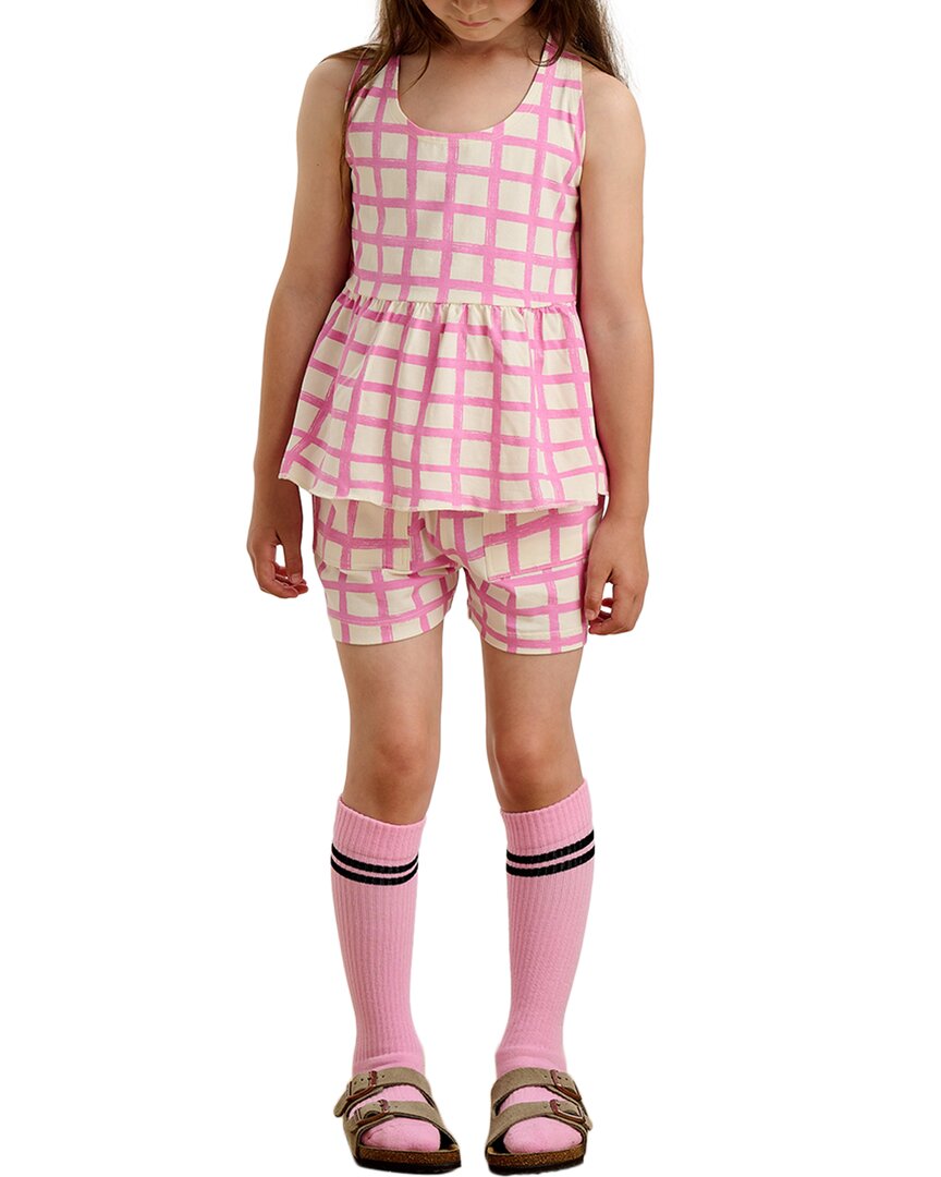 

Комплект Bonnie Mob с топом и шортами в оборках The bonnie mob, розовый