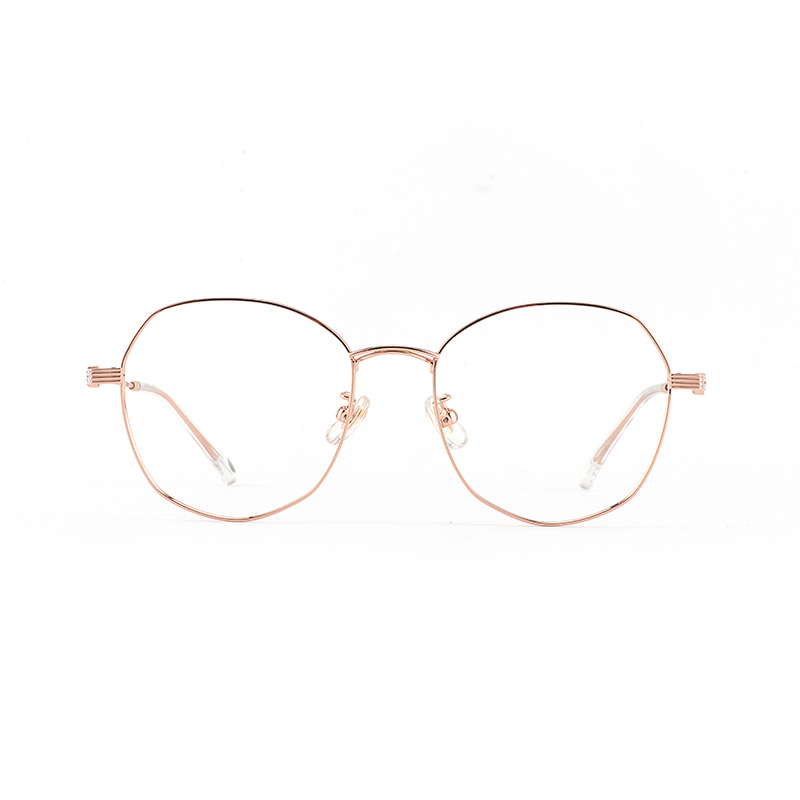 

MARVEL Оправы для очков из сплава неправильной формы унисекс, Rose Gold C031