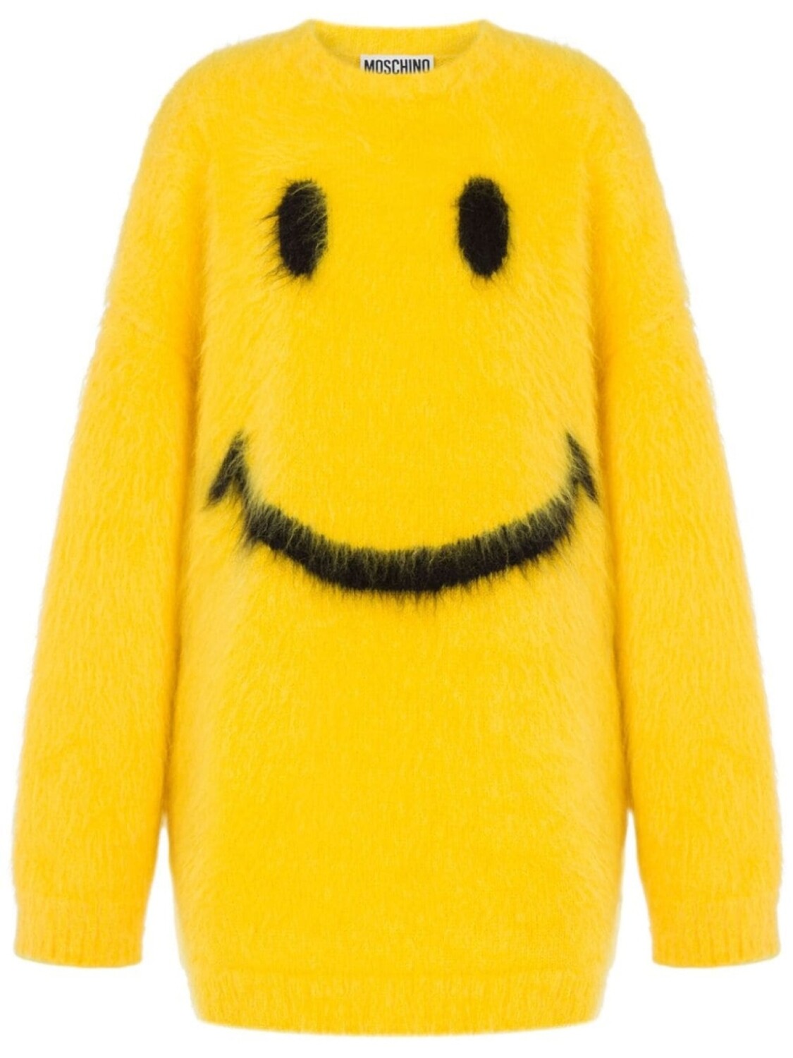 

Moschino платье вязки интарсия, желтый