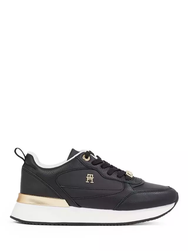 

Кроссовки Tommy Hilfiger Feminine Leather Runner, черный