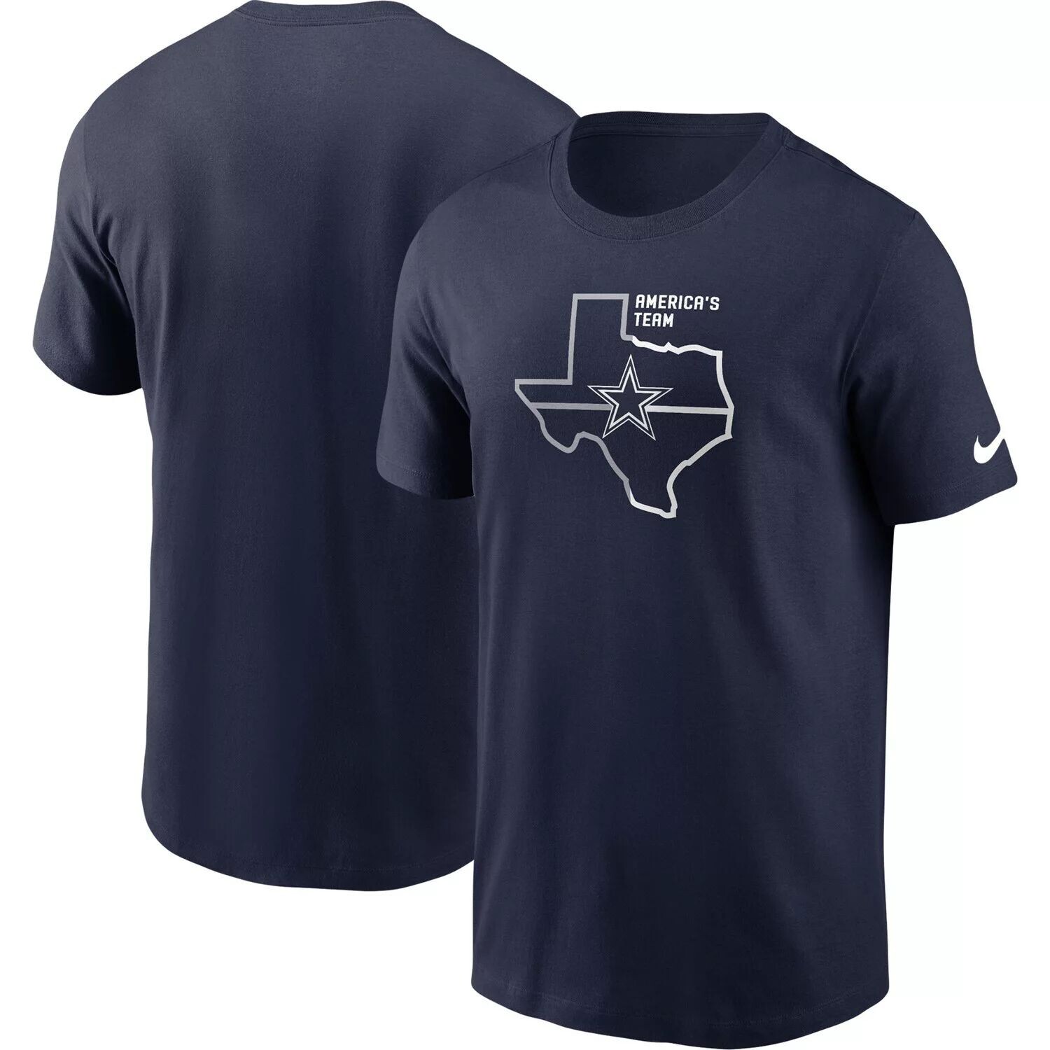 

Мужская темно-синяя футболка Nike Dallas Cowboys Team Local, Синий, Мужская темно-синяя футболка Nike Dallas Cowboys Team Local